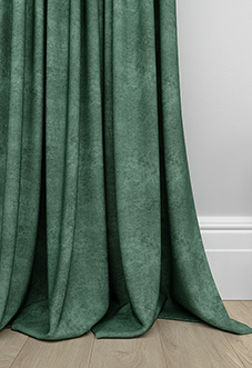Florence Faux Suede, Fern Green - Made to Measure Curtains